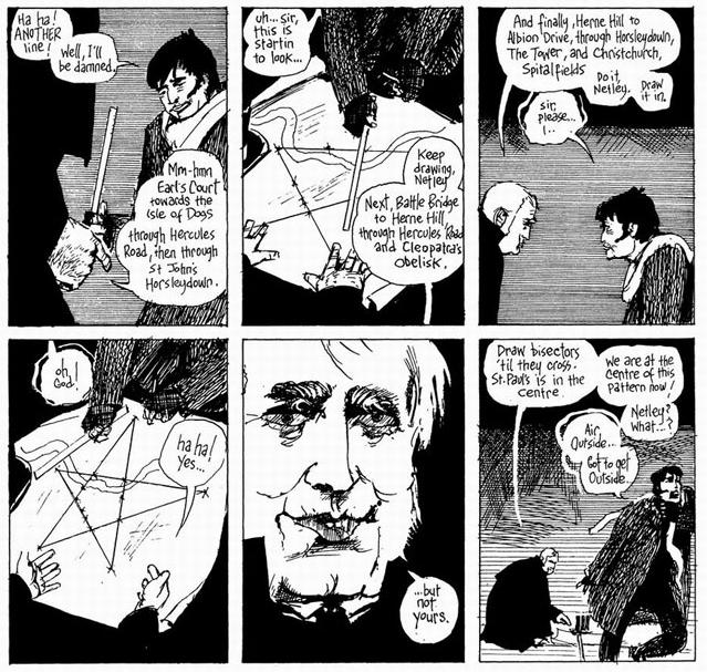 Excerpt from From Hell, Chapter 4 by Alan Moore and Eddie Campbell - hawksmoor